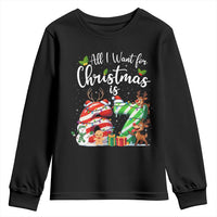 All I Want For Christmas Is 67 Youth Sweatshirt Trending Meme Holiday Gift - Wonder Print Shop