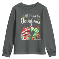 All I Want For Christmas Is 67 Youth Sweatshirt Trending Meme Holiday Gift - Wonder Print Shop