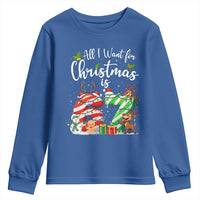 All I Want For Christmas Is 67 Youth Sweatshirt Trending Meme Holiday Gift - Wonder Print Shop
