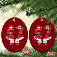 Funny 67 Meme Ceramic Ornament Funny Xmas Party Holiday Gift - Wonder Print Shop