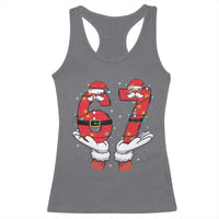 Funny 67 Meme Racerback Tank Top Funny Christmas Party Holiday Gift - Wonder Print Shop