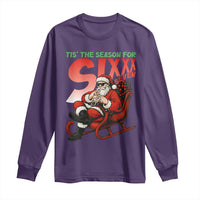 Tis The Season For Sixx Seven Meme Long Sleeve Shirt Funny Trendy Christmas Party Gift - Wonder Print Shop