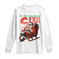 Tis The Season For Sixx Seven Meme Long Sleeve Shirt Funny Trendy Christmas Party Gift - Wonder Print Shop