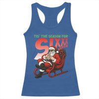 Tis The Season For Sixx Seven Meme Racerback Tank Top Funny Trendy Christmas Party Gift - Wonder Print Shop