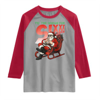 Tis The Season For Sixx Seven Meme Raglan Shirt Funny Trendy Christmas Party Gift - Wonder Print Shop