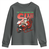Tis The Season For Sixx Seven Meme Youth Sweatshirt Funny Trendy Christmas Party Gift - Wonder Print Shop