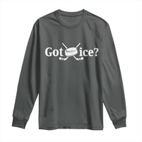 Got Ice Long Sleeve Shirt Funny Hockey Lover Gift - Wonder Print Shop