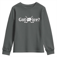 Got Ice Youth Sweatshirt Funny Hockey Lover Gift - Wonder Print Shop