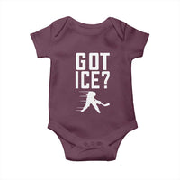 Got Ice Baby Onesie Funny Youth Ice Hockey Gift - Wonder Print Shop