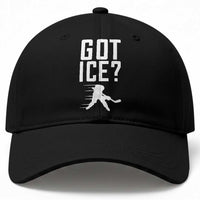 Got Ice Baseball Cap Funny Youth Ice Hockey Gift