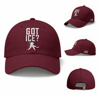 Got Ice Baseball Cap Funny Youth Ice Hockey Gift