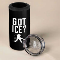 Got Ice 4 in 1 Can Cooler Tumbler Funny Youth Ice Hockey Gift - Wonder Print Shop