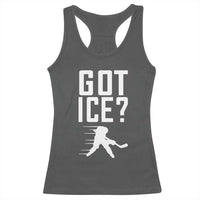 Got Ice Racerback Tank Top Funny Youth Ice Hockey Gift - Wonder Print Shop