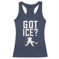 Got Ice Racerback Tank Top Funny Youth Ice Hockey Gift - Wonder Print Shop