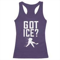 Got Ice Racerback Tank Top Funny Youth Ice Hockey Gift - Wonder Print Shop