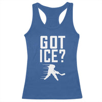 Got Ice Racerback Tank Top Funny Youth Ice Hockey Gift - Wonder Print Shop