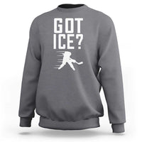 Got Ice Sweatshirt Funny Youth Ice Hockey Gift - Wonder Print Shop