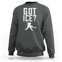 Got Ice Sweatshirt Funny Youth Ice Hockey Gift - Wonder Print Shop