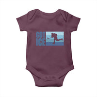 Got Ice Baby Onesie Ocean Blue Retro Ice Hockey Sport Lover Gift - Wonder Print Shop