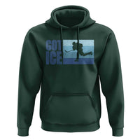 Got Ice Hoodie Ocean Blue Retro Ice Hockey Sport Lover Gift - Wonder Print Shop