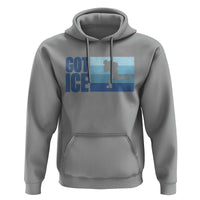 Got Ice Hoodie Ocean Blue Retro Ice Hockey Sport Lover Gift - Wonder Print Shop