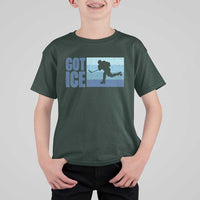 Got Ice T Shirt For Kid Ocean Blue Retro Ice Hockey Sport Lover Gift - Wonder Print Shop