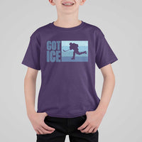 Got Ice T Shirt For Kid Ocean Blue Retro Ice Hockey Sport Lover Gift - Wonder Print Shop