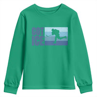 Got Ice Youth Sweatshirt Ocean Blue Retro Ice Hockey Sport Lover Gift - Wonder Print Shop