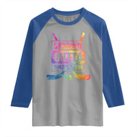 Straight Outta The Penalty Box Raglan Shirt Tie Dye Effect Hockey Player Gift - Wonder Print Shop