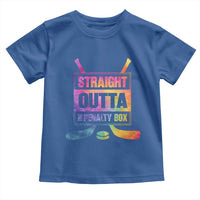Straight Outta The Penalty Box Toddler T Shirt Tie Dye Effect Hockey Player Gift - Wonder Print Shop