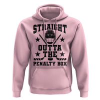 Straight Outta The Penalty Box Hoodie Funny Youth Ice Hockey Gift - Wonder Print Shop