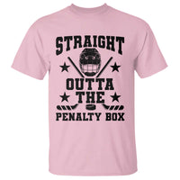 Straight Outta The Penalty Box T Shirt Funny Youth Ice Hockey Gift - Wonder Print Shop