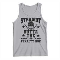 Straight Outta The Penalty Box Tank Top Funny Youth Ice Hockey Gift - Wonder Print Shop