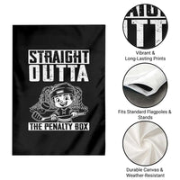 Straight Outta The Penalty Box Garden Flag Funny Hockey Gift For Boys - Wonder Print Shop