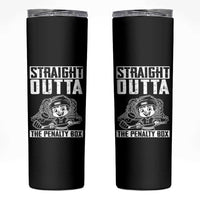 Straight Outta The Penalty Box Skinny Tumbler Funny Hockey Gift For Boys - Wonder Print Shop