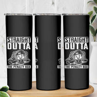Straight Outta The Penalty Box Skinny Tumbler Funny Hockey Gift For Boys - Wonder Print Shop