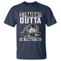 Straight Outta The Penalty Box T Shirt Funny Hockey Gift For Boys - Wonder Print Shop