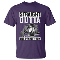 Straight Outta The Penalty Box T Shirt Funny Hockey Gift For Boys - Wonder Print Shop