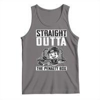 Straight Outta The Penalty Box Tank Top Funny Hockey Gift For Boys - Wonder Print Shop
