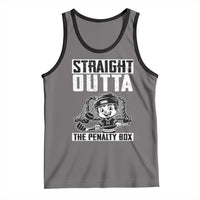 Straight Outta The Penalty Box Tank Top Funny Hockey Gift For Boys - Wonder Print Shop