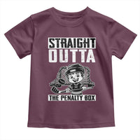 Straight Outta The Penalty Box Toddler T Shirt Funny Hockey Gift For Boys - Wonder Print Shop