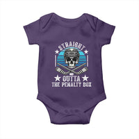 Straight Outta The Penalty Box Hockey Baby Onesie Funny Skull Player Gift - Wonder Print Shop