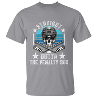 Straight Outta The Penalty Box Hockey T Shirt Funny Skull Player Gift - Wonder Print Shop