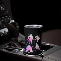 Iridescent Effect Hockey Players Retro Sport Lover Gift Tumbler Cup - Wonder Print Shop