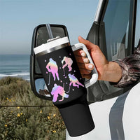 Iridescent Effect Hockey Players Retro Sport Lover Gift Tumbler With Handle - Wonder Print Shop