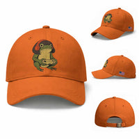 Funny Frog Bob Haircut Gamer Meme Baseball Cap Game Lover