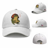 Funny Frog Bob Haircut Gamer Meme Baseball Cap Game Lover
