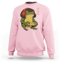 Funny Frog Bob Haircut Gamer Meme Sweatshirt Game Lover - Wonder Print Shop