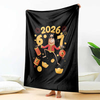 Funny Marcus The Worm Six Seven Meme Throw Blanket Lunar New Year 2026 Gift - Wonder Print Shop