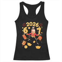 Funny Marcus The Worm Six Seven Meme Racerback Tank Top Lunar New Year 2026 Gift - Wonder Print Shop